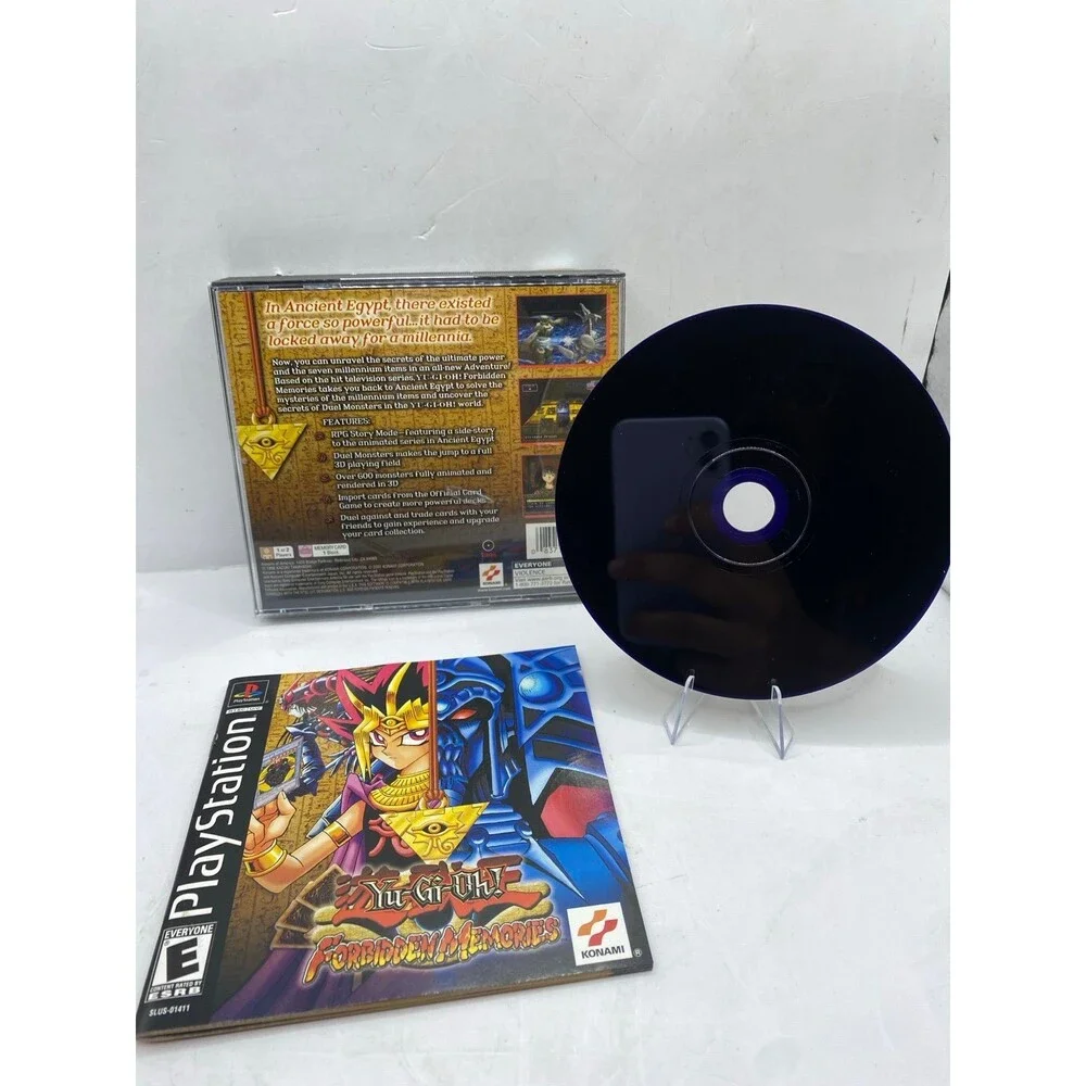 Konami Yu-Gi-Oh! Forbidden Memories Sony PlayStation 1 w/ Manual